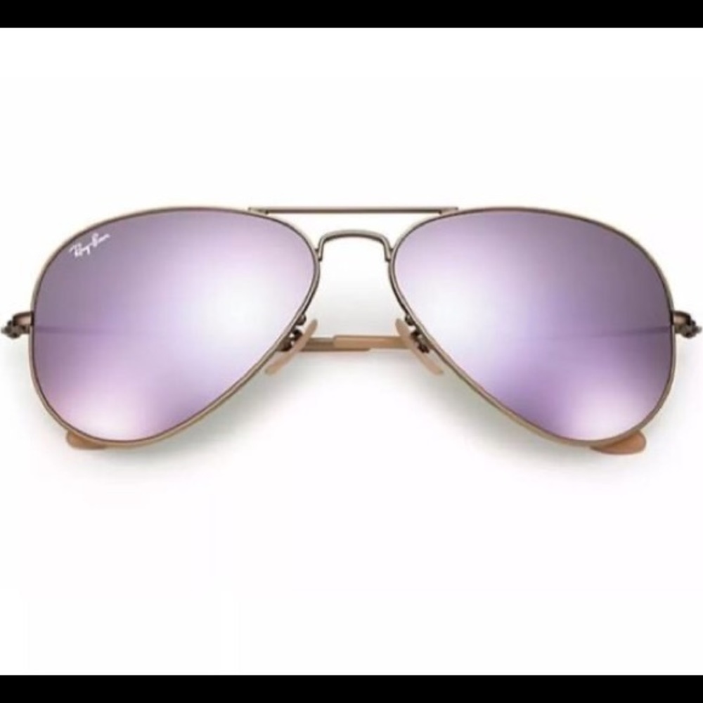 Ray-Ban Purple Flash Metal Aviators